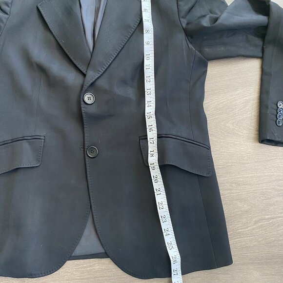 Massimo Dutti Black Blazer with Pockets - Picture 6 of 11